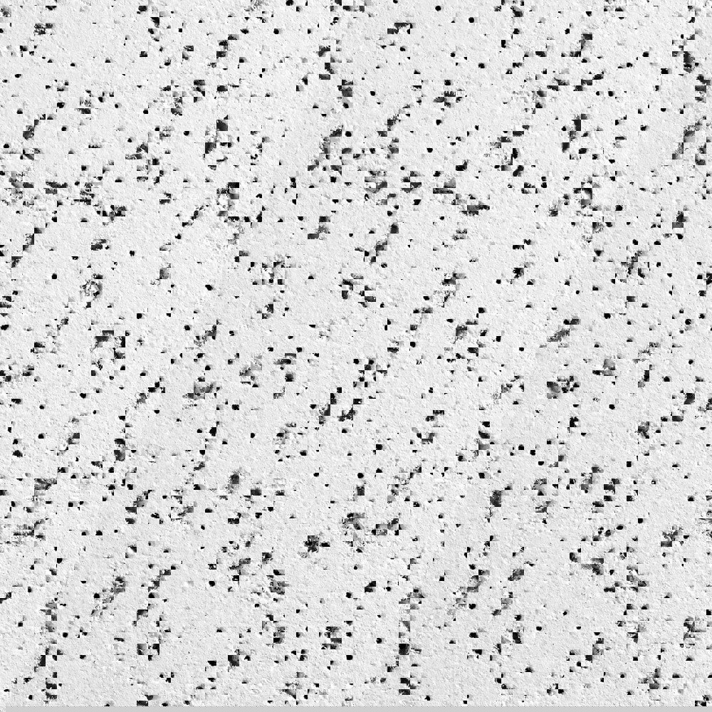 Ceiling Tile: 0.55 NRCR, Acoustic Wet-Formed Mineral Fiber